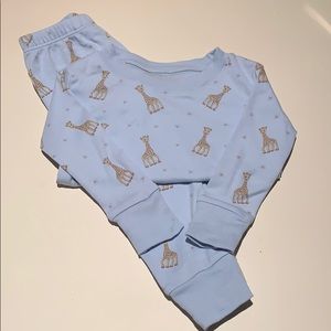Sophie la Girafe x Kissy Kissy PJs 12-18month